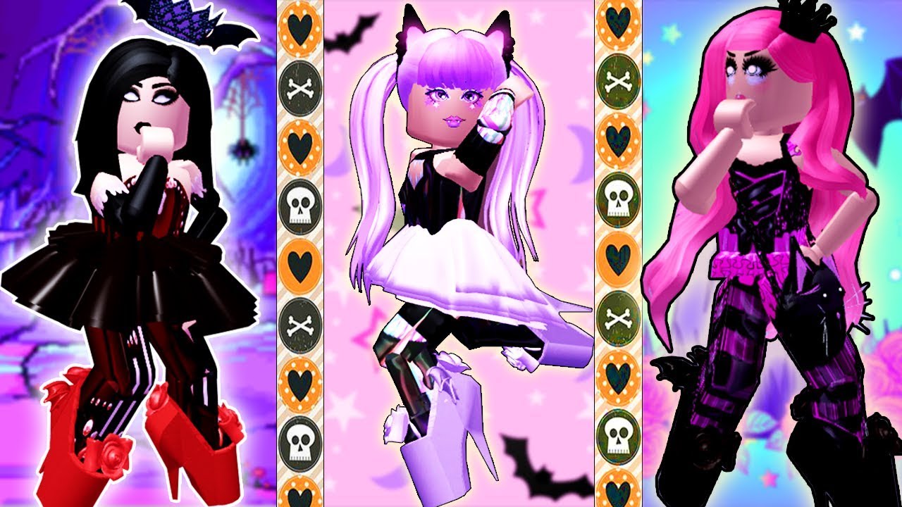 TOP CUTE AND SCARY HALLOWEEN LOOKS IN ROYALE HIGH! - YouTube