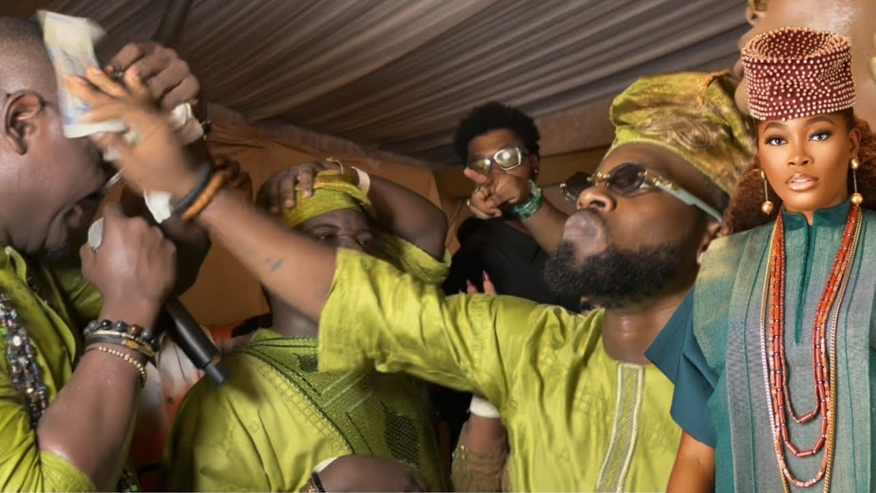 #JP2025! BRODA SHAGGI SPRAY MONEY ANYHOW ON SEGUN JOHNSON LIVE AT PRISCILLA &JUMA WEDDING