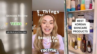 Skin care tips and routine Tiktok compilation