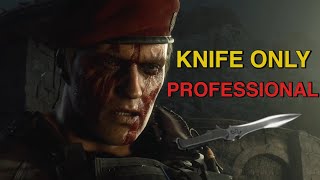 Resident Evil 4 Remake: Krauser Fight Knife Only (Professional)