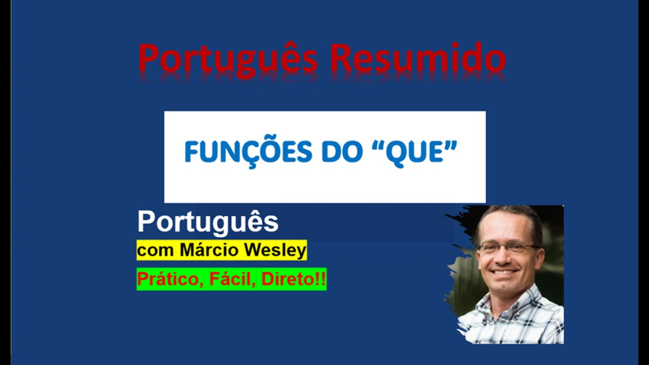 Português Resumido: Funções do 