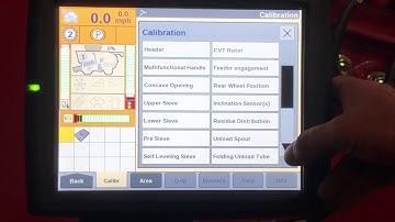AFS Harvest Command In cab Presieve and Transition Vanes