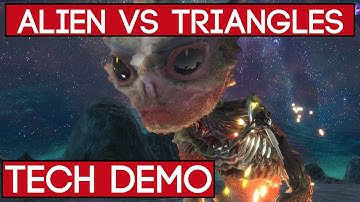 Alien vs Triangles NVIDIA Tech-Demo