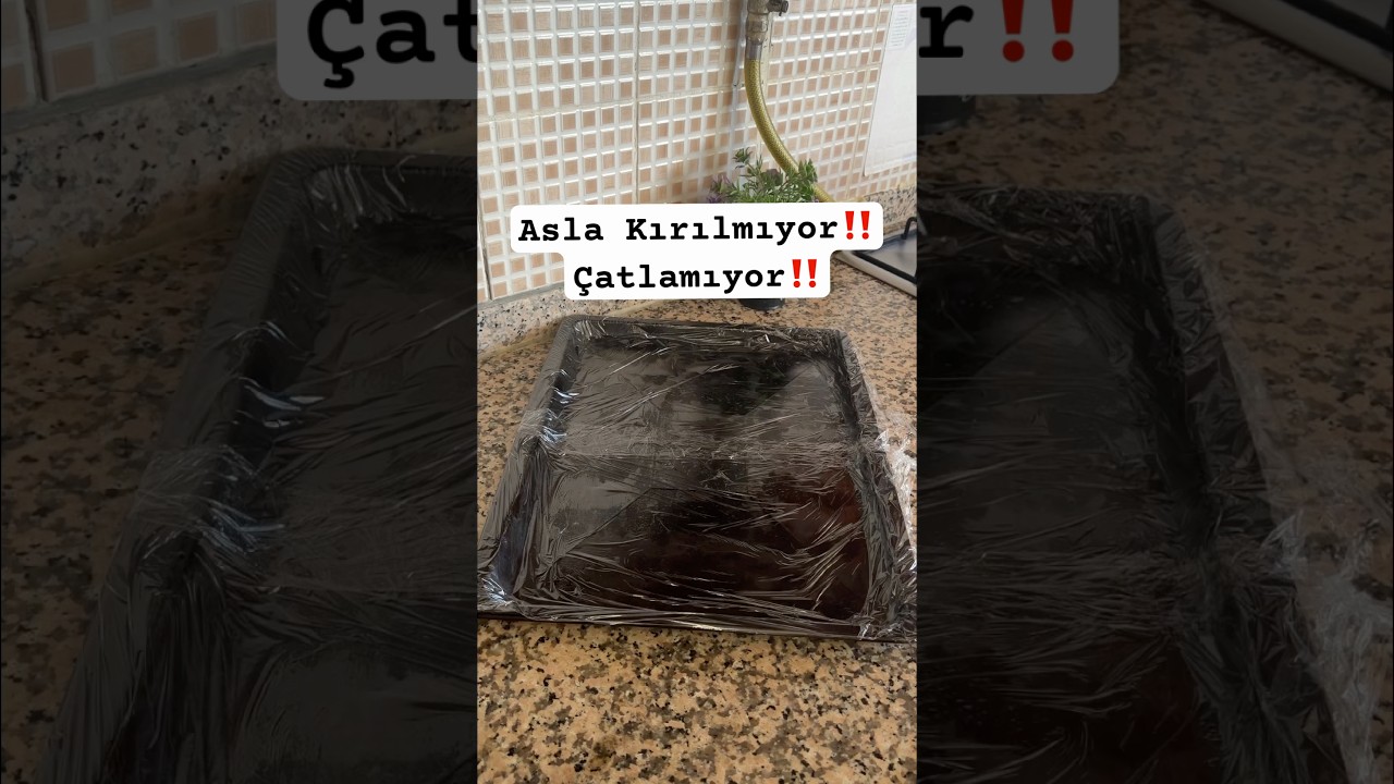 Asla Kırılmıyor‼️Çatlamıyor💯 #pratiktarifler #tarif #pasta #sütlütatlılar
