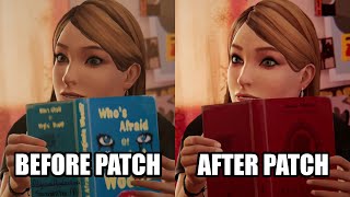PATCH A BEFORE VS AFTER | Life is Strange Before the Storm Remastered