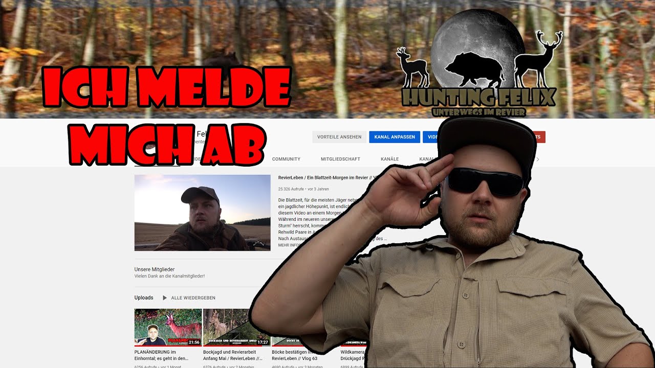 huntingfelix geht offline - eine Ära geht zu Ende