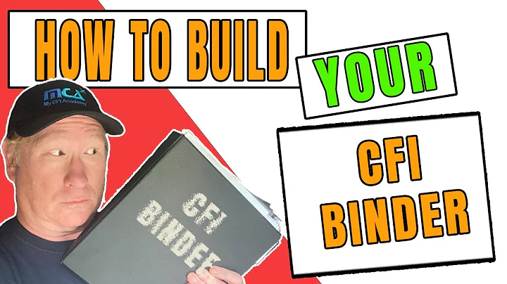How To Build Your CFI Binder #CFIBinder #FlightInstructor #Aviation