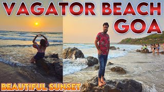 Ess Trip ka sabse Beautiful Sunset dekha Vagator Beach se || Goa Vlog@asnrider