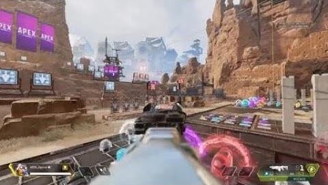 Apex Legends training in firing range