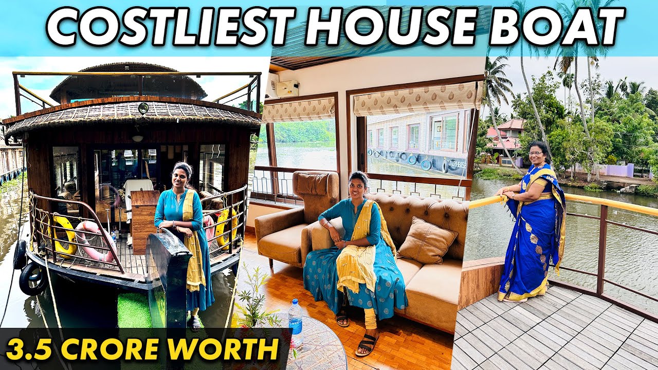 24 Hours on House Boat With Family ❤️ Alleppey