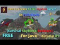 How To Create A  like Hypixel Server in FalixNode (For Free) Part:1 | Server | #Minecraft #Hypixel