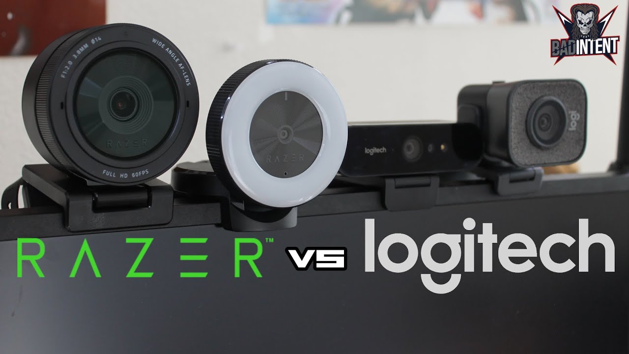 Logitech C920 vs C922 vs Razer Kiyo YouTube