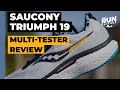 Saucony Triumph 19 multi-tester review: three runners try out the cushioned cruiser