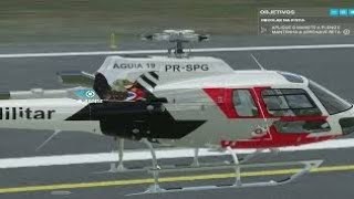 helicóptero da polícia militar fazendo buscas em Campinas flight simulator 2020