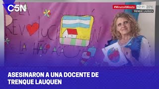 ASESINARON a una DOCENTE en TRENQUE LAUQUEN
