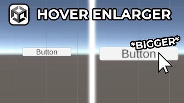 How to Make UI Buttons Bigger on Hover In UNITY
