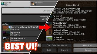 NEW UPDATE JAVA UI! || Minecraft PE/BE 1.16+ screenshot 2