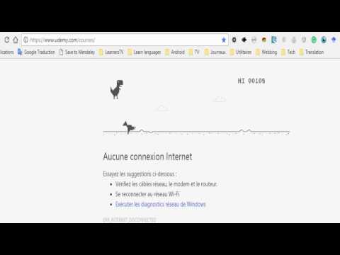 No Internet connection Aucune connexion Internet chrome game