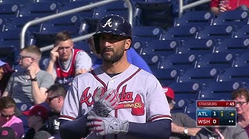 ATL@WSH: Markakis singles to left to plate Peterson