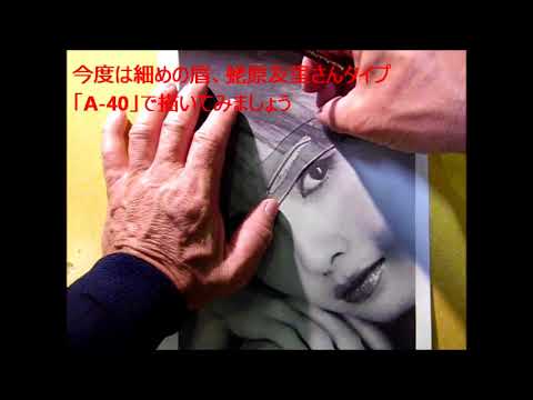 眉毛テンプレートであそんでみました！！No.11 白石麻衣 さん
