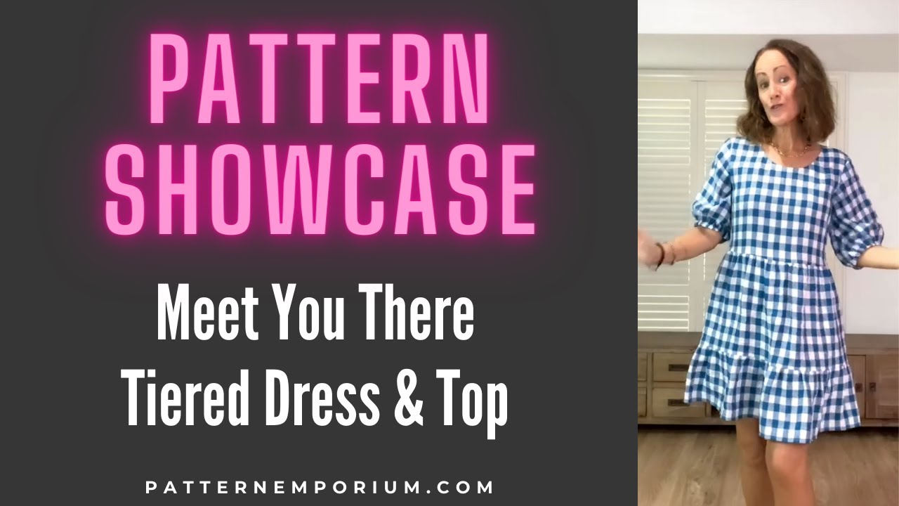 What's In The Pattern  Meet You There Tiered Dress Sewing Pattern