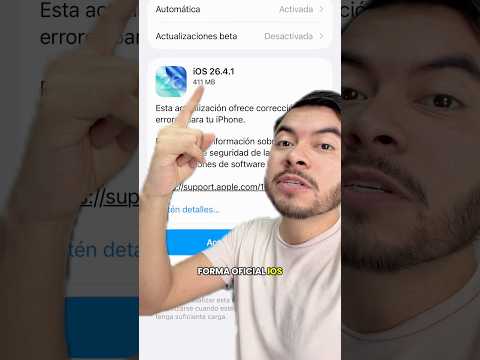 💥 Ya salió iOS 26.4.1 para tu iPhone!!