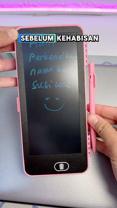 Unik banget inih kotak pensil LCD yuk yg mau co dikeranjang y #fyp #stationery #kotakpensil #viral