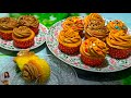 Briose Pufoase cu Crema si 2 Retete de Crema de Unt pentru Ornat Torturi si Prajituri sau Cupcakes