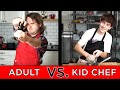 Kid Professional Chef Vs. Adult Chef