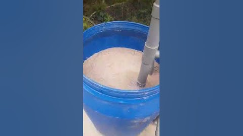 Xử lý nước phèn cho giếng khoan tự chế phi 220 lít