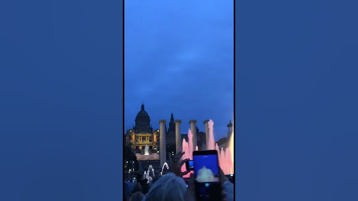 Magic fountain of Montjuic in Barcelona Spain #shorts
