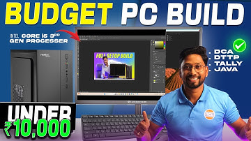 Under 10K Budget PC for Students & Online Classes | Cheapest Study PC Build 2025 📚💻