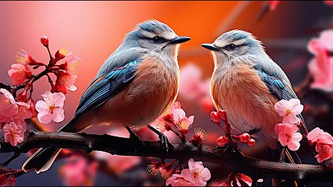 Birds Sound & Piano Music | Beautiful Nature Birds Sounds | RELAXING NATURE | CUTE BIRDS