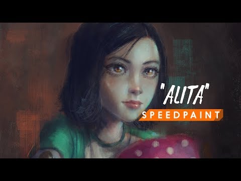 [Speedpaint] "Alita" Alita: Battle Angel Photoshop Digital Art Process