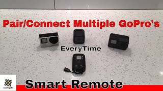 How To Connect/Pair With Multiple Gopro Camera With A Smart Remote