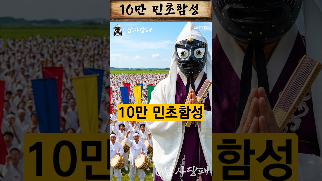 남사당패 구독자 10만 돌파! 백성광대 말뚝이가 큰절 올립니다