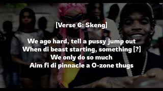 Tommy Lee Sparta, Skeng - Protocol 3 (Mean Dat) | Lyrics Video