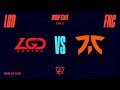 LGD vs FNC | Worlds Group Stage Day 2 | LGD Gaming vs Fnatic (2020)