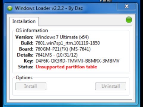 Unsupported partition table fix windows loader by daz torrents Unsupported partition table fix windows loader by daz torrents metin2 tbx download torent gta