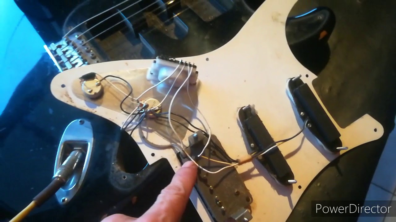 Guitarra eléctrica falla en el selector de - YouTube