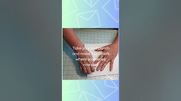 Making envelopes with the Sizzix Scoring Board