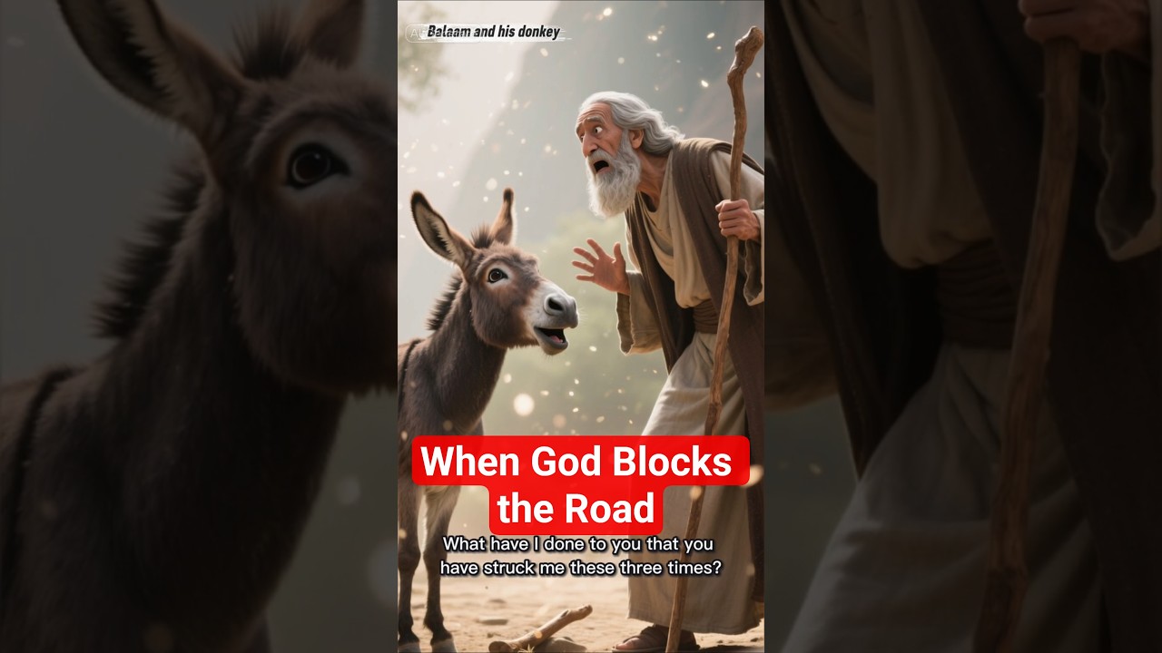 Balaam and His Donkey | When God Blocks the Road | Old Testament Story