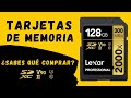 TARJETAS DE MEMORIA para FOTOGRAFÍA y VIDEO - Te explico en qué tienes que fijarte