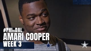 #PHIvsDAL Postgame: Amari Cooper | Dallas Cowboys 2021