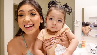 GOING TO THE GYM WITH A BBL... + BABY PLAY DATES | BADDIE MOM VLOGS