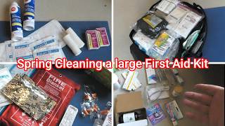 Spring Cleaning a Large First Aid Kit