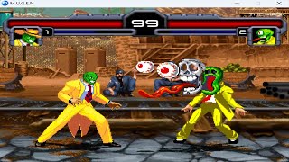 THE MASK vs THE MASK - Final Chaos Fight😤 Mugen Super Heroes 90s Characters Arcade Games 2024