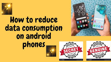 How to reduce data consumption of android phone | How to reduce data consumption | Save mobile data