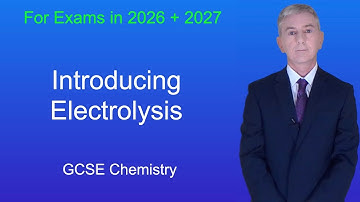 GCSE Chemistry Revision "Introducing Electrolysis"