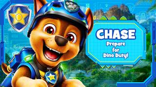 pups assembled chase reports dino duty paw patrol compilation